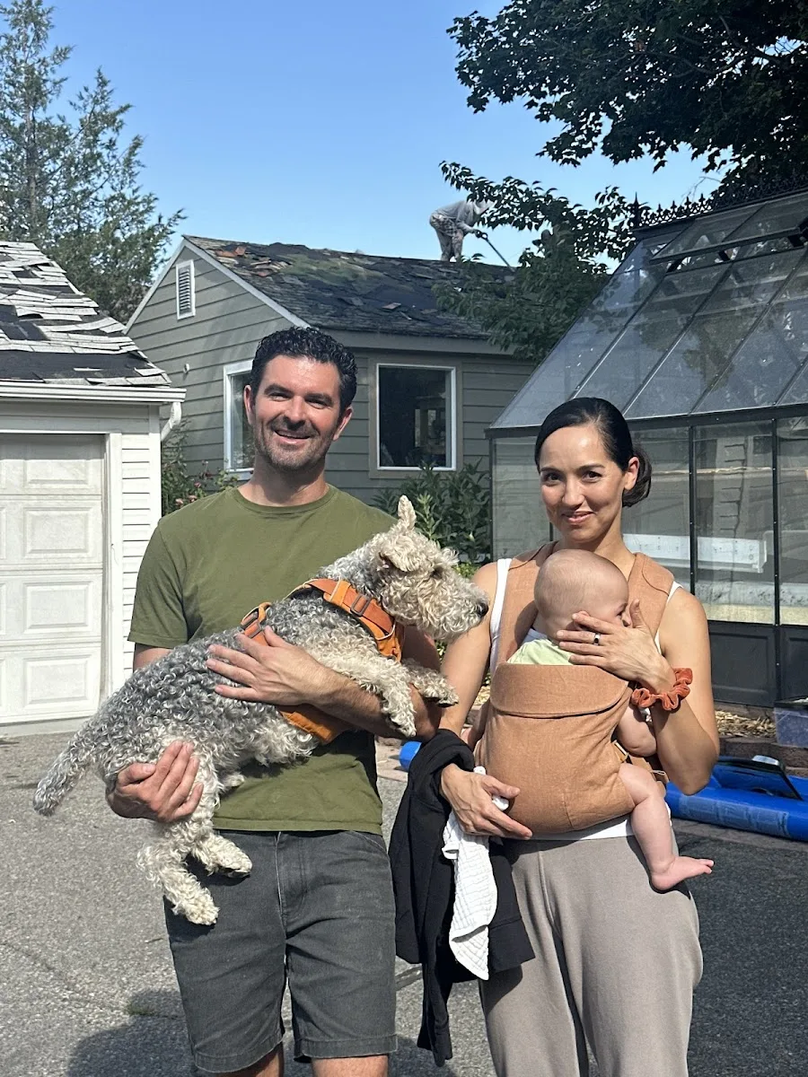 Professional roof replacement in progress on a Utah home